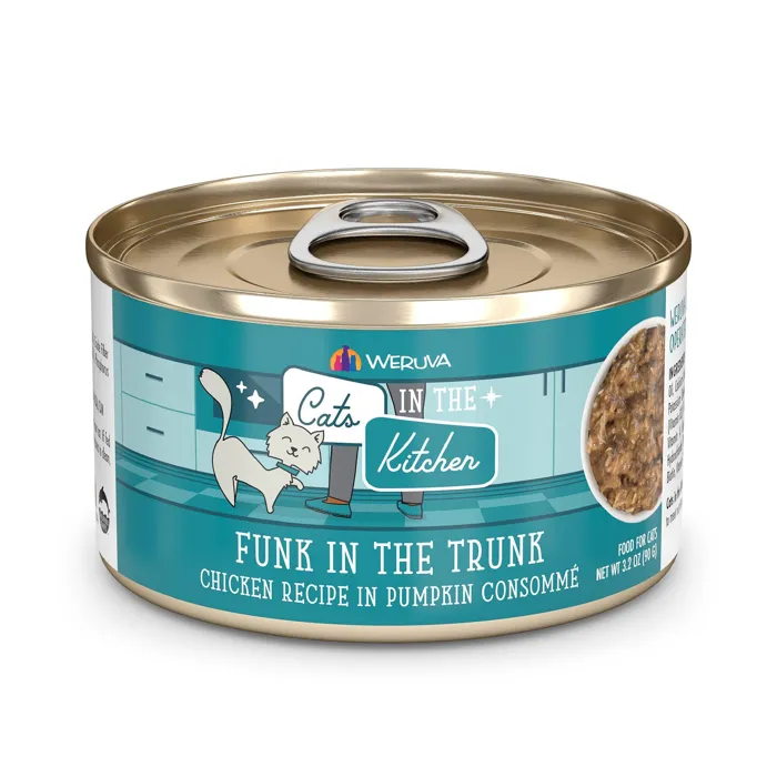 Weruva Cat Cik Gf Funk In Trunk Shreds Can 3.2-oz