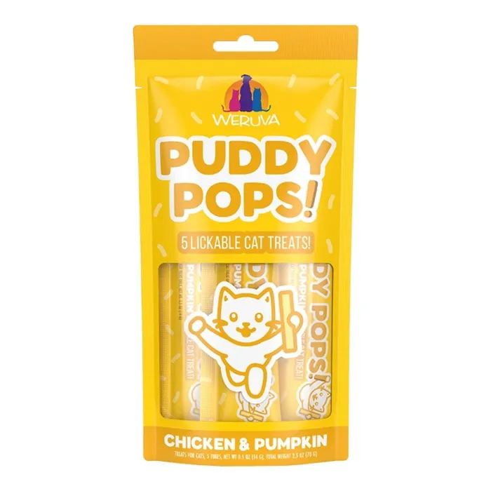 Weruva Puddy Pops Chicken & Pumpkin 5-pk