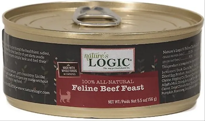 Natures Logic Cat Can Beef 5.5-oz