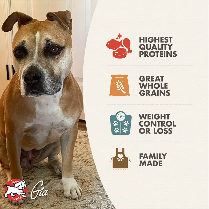 Fromm Gold Weight Management feature benefits graphic