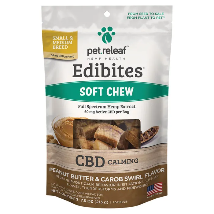 Pet Releaf Dog Dr Stress Soft Chew Pb Small 7.5 Oz