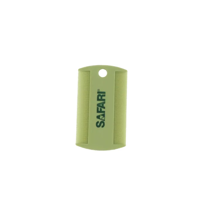 Coastal Safari Double Sided Flea Comb front view