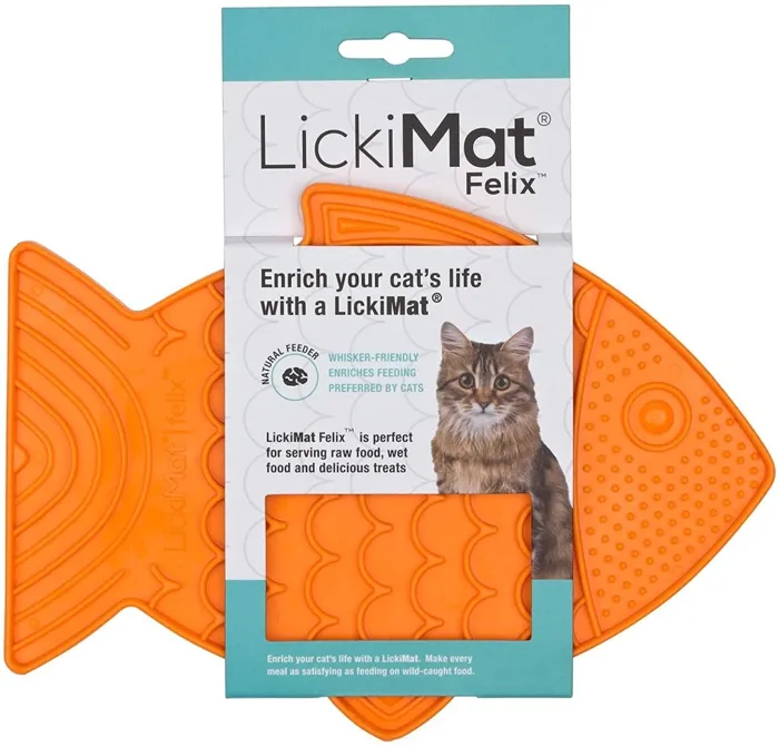 Lickimat Cat Felix Orange