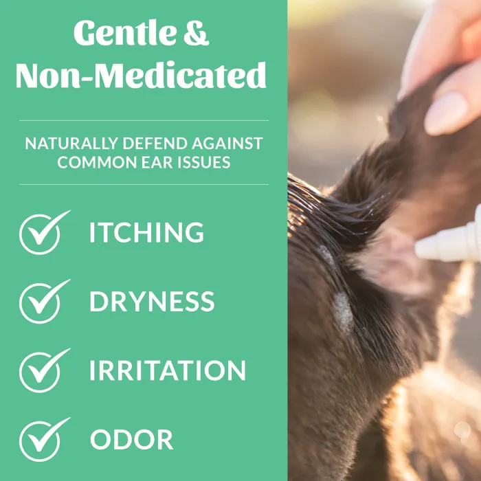 Skout's Honor Probiotic Ear Cleaner 4 oz dog ear application