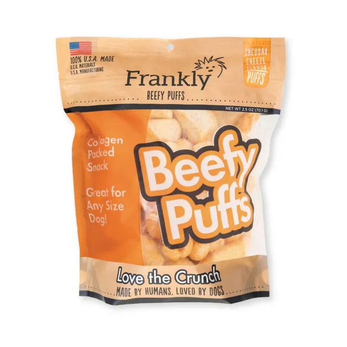 Frankly Beefy Puffs Cheddar Cheeze 2.5-oz