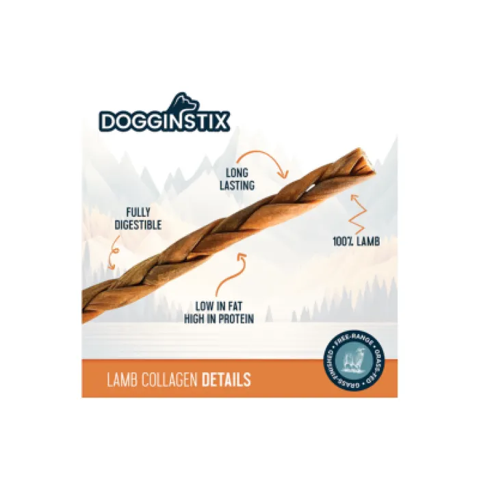 Dogginstix Lamb Collagen Twist