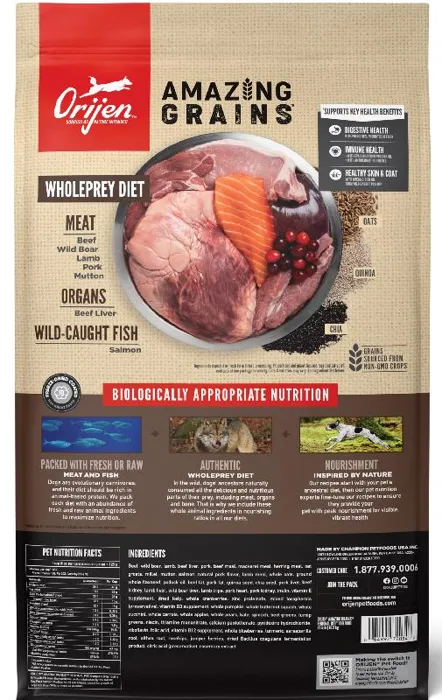 Orijen Dog Amazing Grains Regional Red 22.5-lb