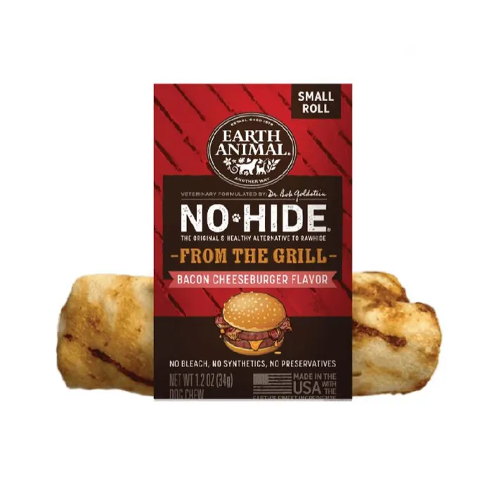 Earth Animal No Hide Chew 4" Bbq Bacon Cheeseburger 4"