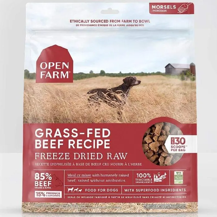Grassfed Beef Recipe Fd Raw Dog Food - 13.5-oz