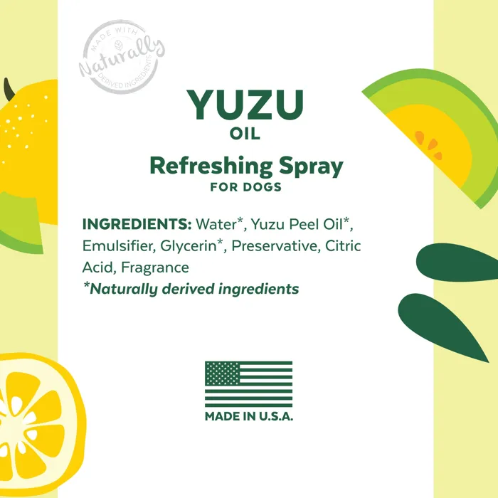 Tropiclean Essentials Yuzu Oil Spray 8-oz