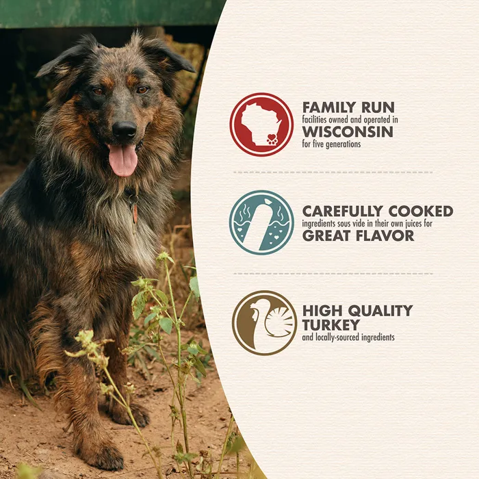 Fromm Bonnihill Farms Turkibowls Frozen Dog Food Chub 16-oz