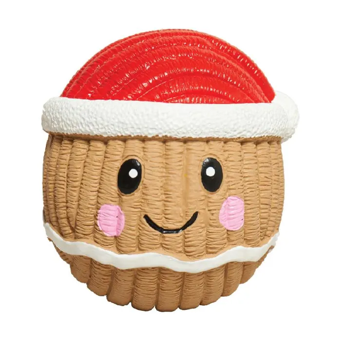 Hugglehound Holiday Ruff Tex Gingerbread Ball Large