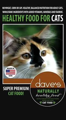 Dave's Cat Food Naturally Healthy Adult 20-lb