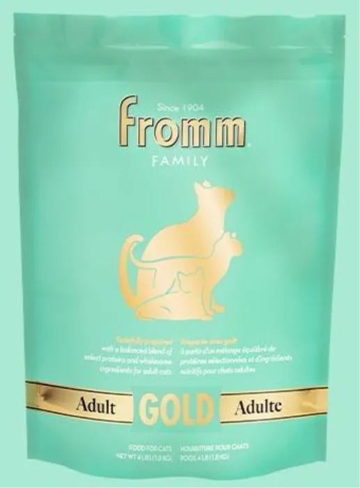 Fromm Gold Adult Dry Cat Food 10 lb bag front