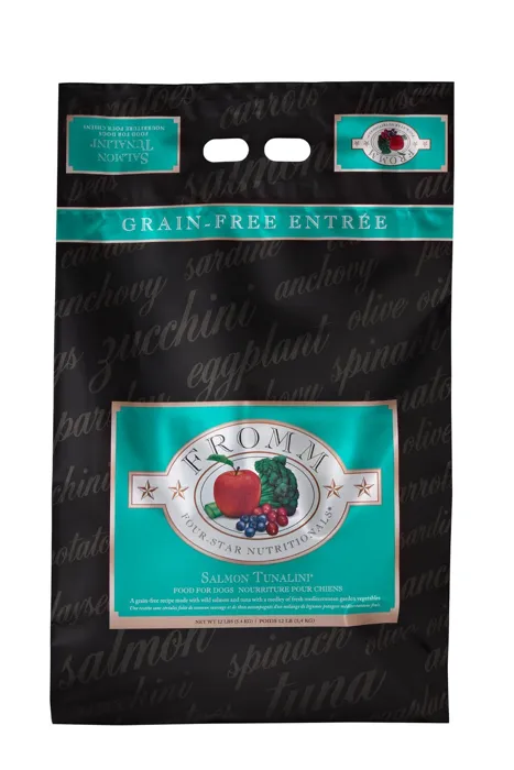 Fromm Four Star Grain Free Salmon Tunalini Dry Dog Food 12-lb