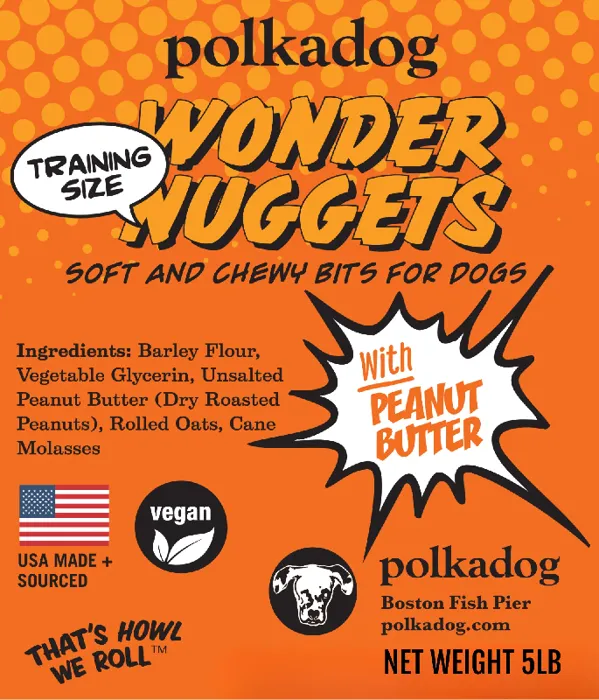 Wonder Nuggets Peanut Butter Dog Treats 12-oz