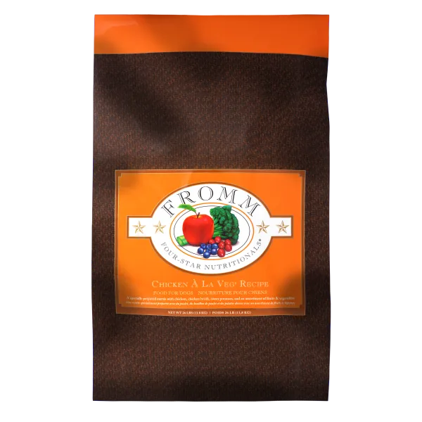 Fromm Four Star Dog Food Ckn Veg 26-lb