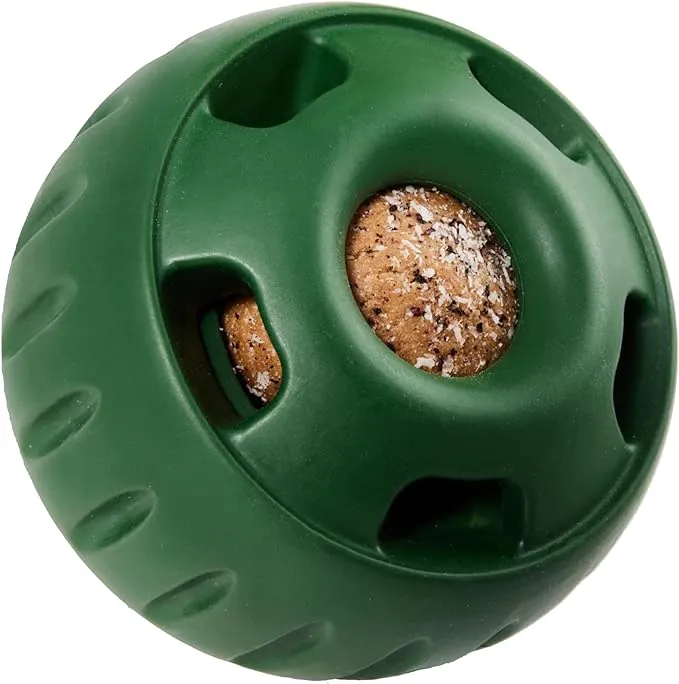 Woof Pupsicle dog toy green large filled treat close-up
