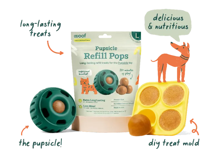 Woof Pupsicle Green Small