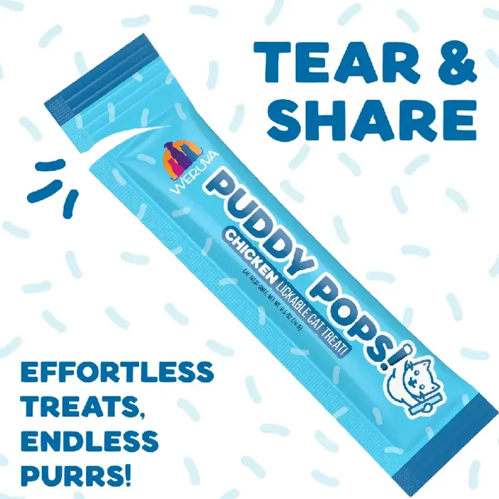 Weruva Puddy Pops Chicken Tube Tear-and-Share Graphic