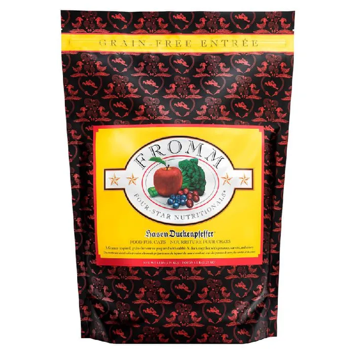 Fromm Four-star Nutritionals Hasen Duckenpfeffer Dry Cat Food 4-lb