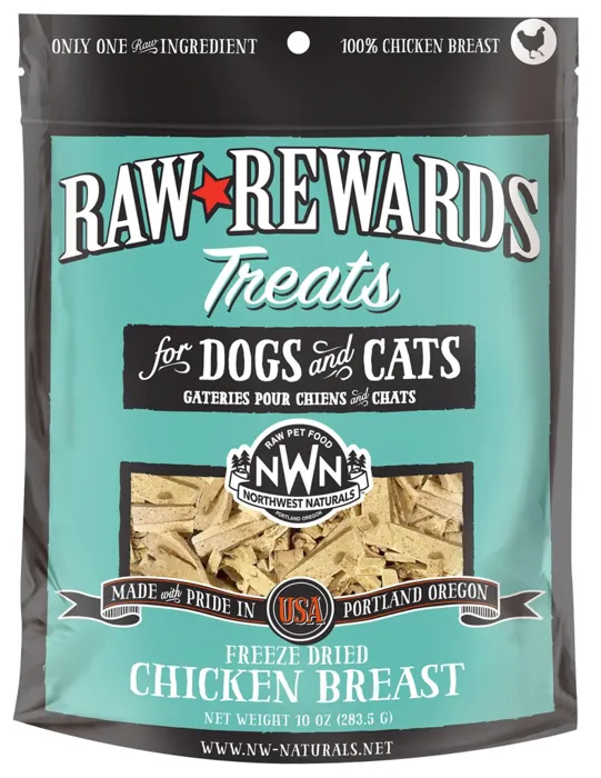 Northwest Naturals Raw Rewards Chicken Breast 10-ounce front