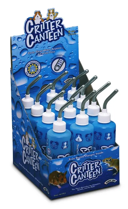Superpet Critter Canteen Display 8 Oz 12 Pk