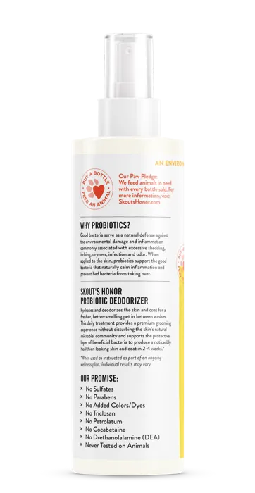 Skouts Honor Probiotic Deodorizer Honeysuckle 8-oz