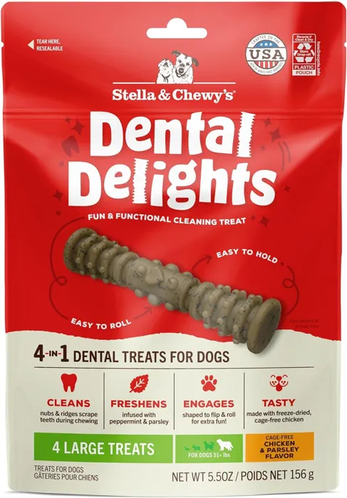 Stella & Chewy's Dog Dental Delights Large 5.5-oz