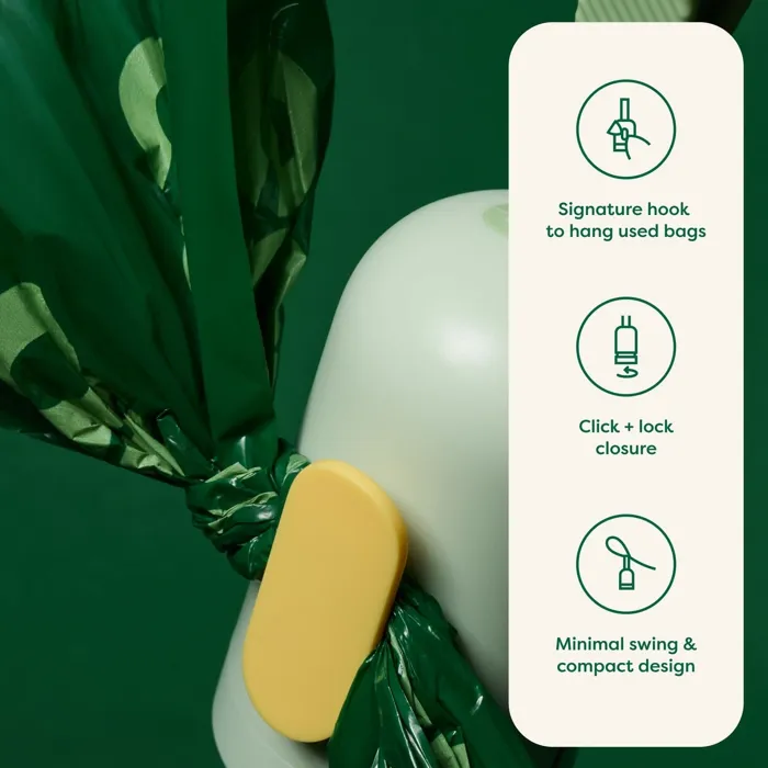 Earth Rated Dispenser 2.0 Unscented hook and closure detail