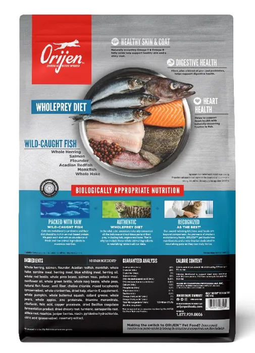Orijen Six Fish, Grain Free Cat Food 4-lb