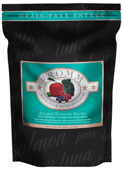 Fromm Salmon Tunalini 4-lb dog food bag front