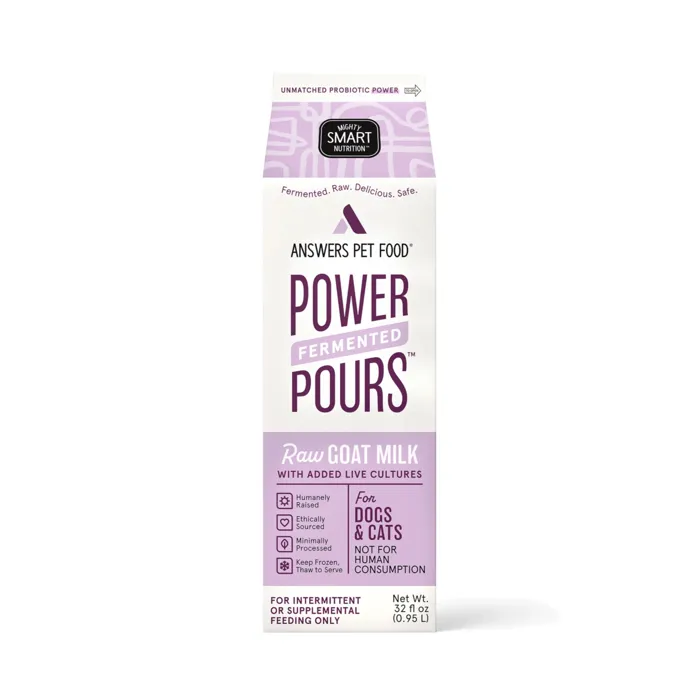 Answers Power Pours Raw Goat Milk 32 oz carton