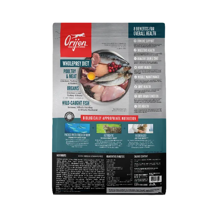 Orijen Cat Guardian 8 Chicken/salmon/rabbit 4 Lb