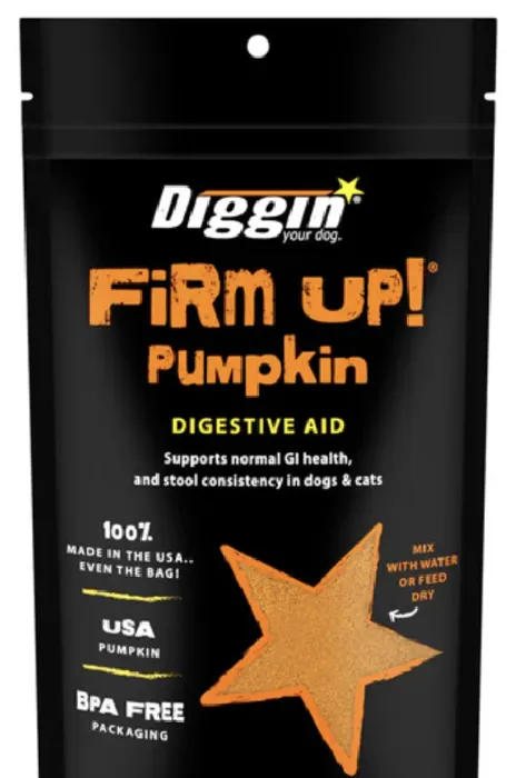 Diggin' Your Dog Firm Up! Ppkn Digestive Aid Dog & Cat Supplement, 8-oz