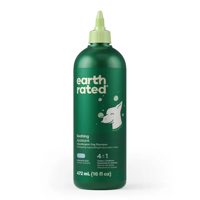 Earth Rated Dog Short Coat 3in1 Shampoo 16-oz