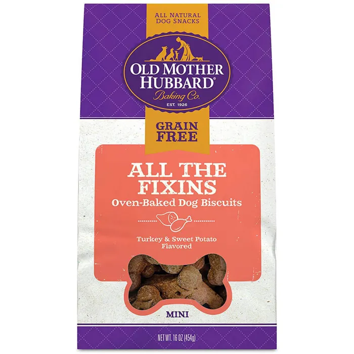 Grain Free All The Fixins' Mini Dog Treats - 16oz