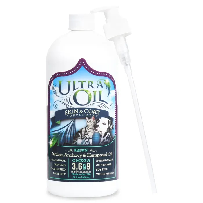 Ultra Oil Skin & Coat Supplement 32 oz front