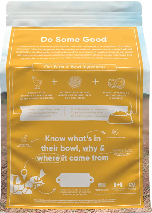Open Farm Dog Ancient Grains Harvest Chicken 4-lb