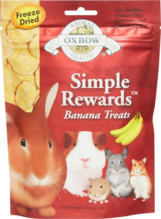 Oxbow Simple Rewards Banana Treats 1-oz