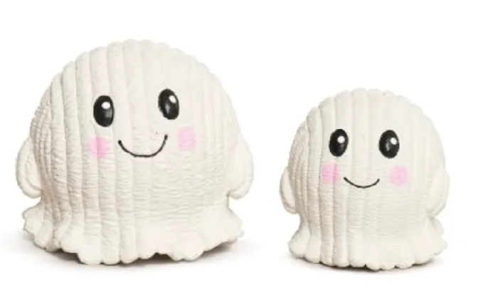 HuggleHounds Halloween Ghost Ruff Tex Large and Small front view