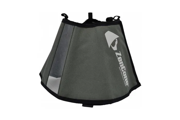 ZenPet ZenCone Medium soft recovery collar rear view