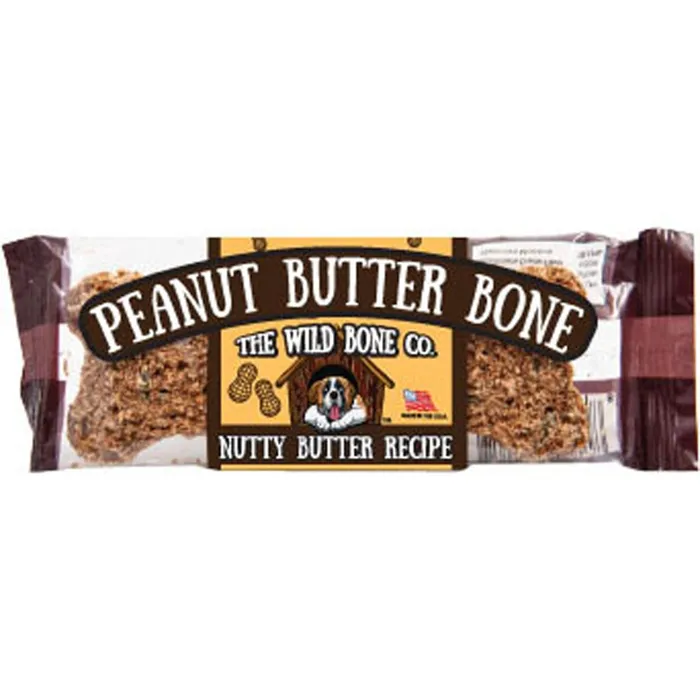 The Wild Bone Co Dog Gf Peanut Butter Bone 1 Oz