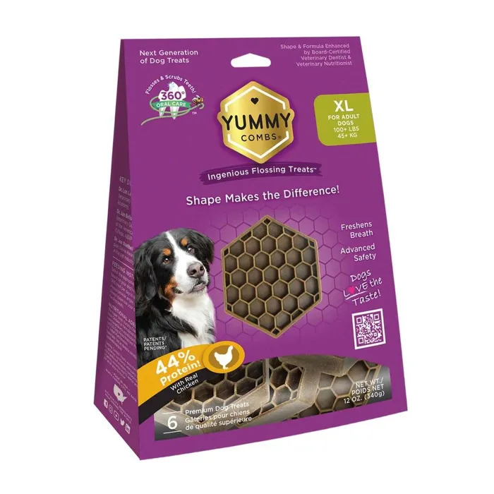Yummy Combs Dog Treats Chicken Xl 12-oz