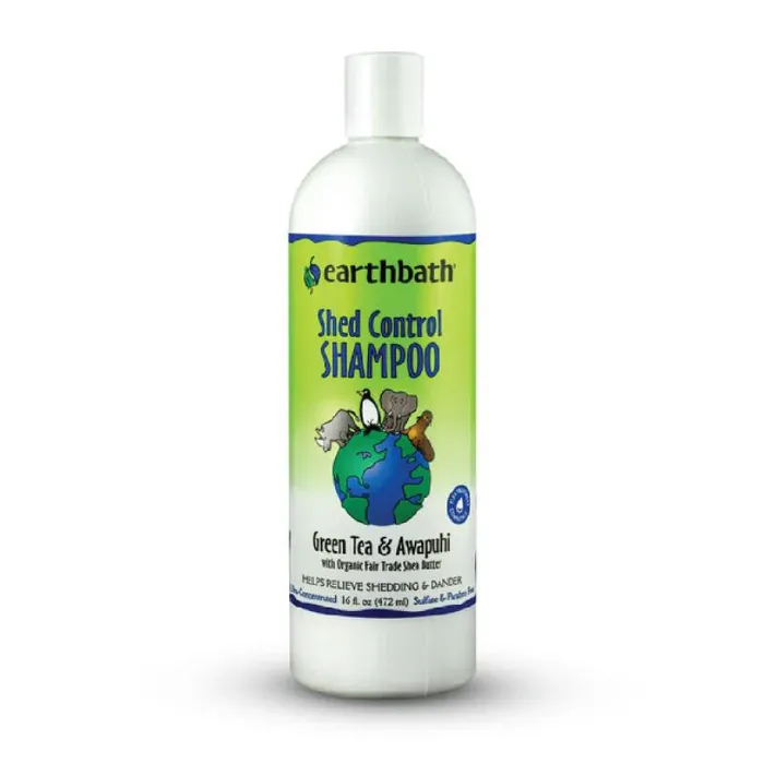 Earthbath Shed Control Shampoo Green Tea Awapuhi 16 oz front