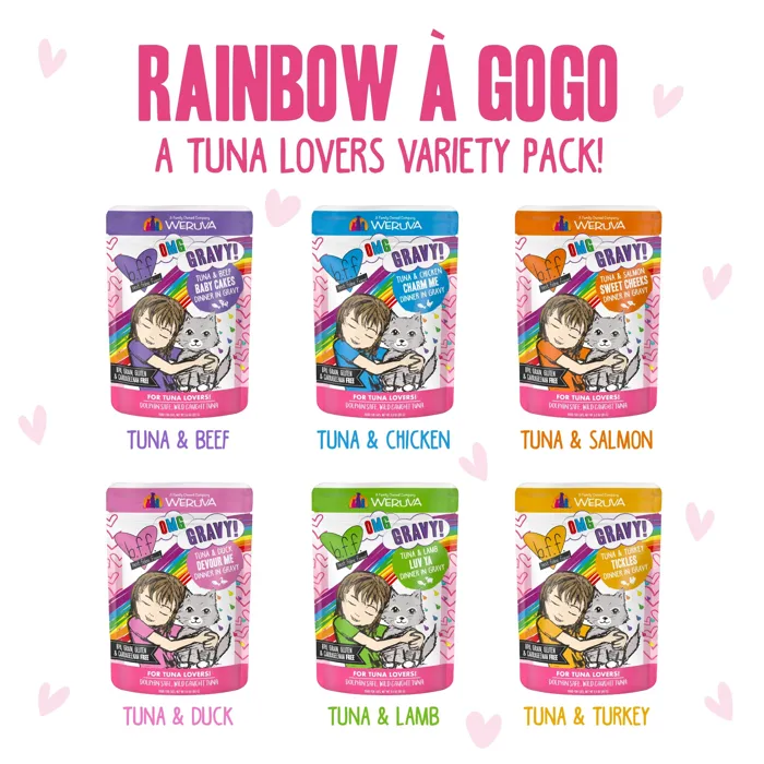 B.F.F Rainbow À Gogo 3-ounce variety pack six pouches