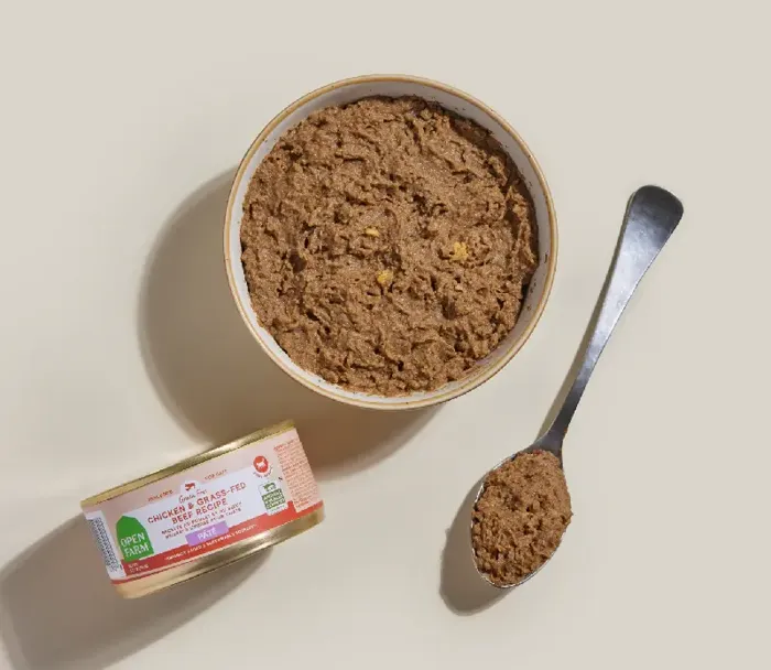 Open Farm Canned Cat Pate Chicken Beef 2.8-oz