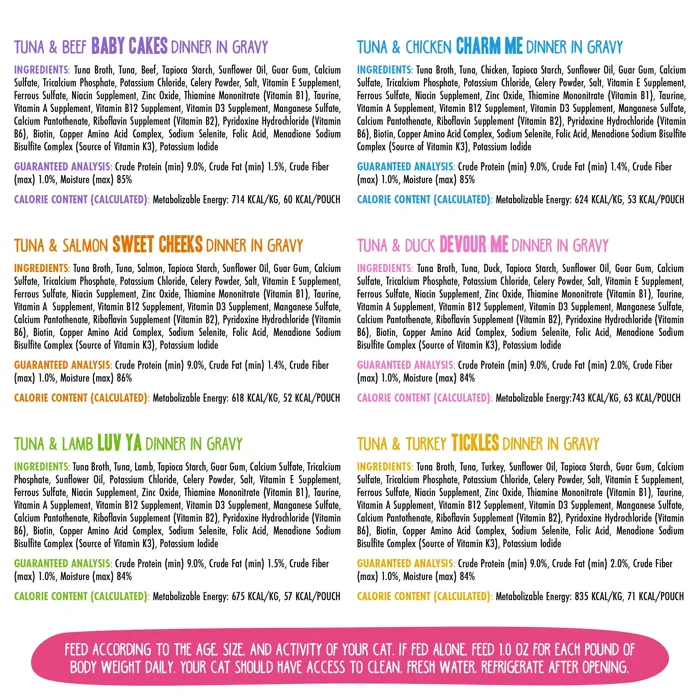 B.F.F Rainbow À Gogo 3-ounce variety pack ingredients