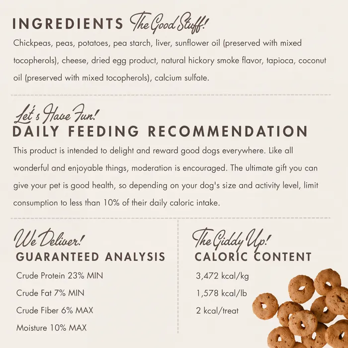 Fromm Smokin' CheesePlosions ingredients and nutrition panel