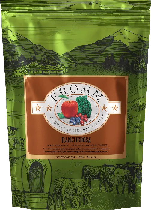 Fromm Four-Star Rancherosa 4-lb dog food bag front